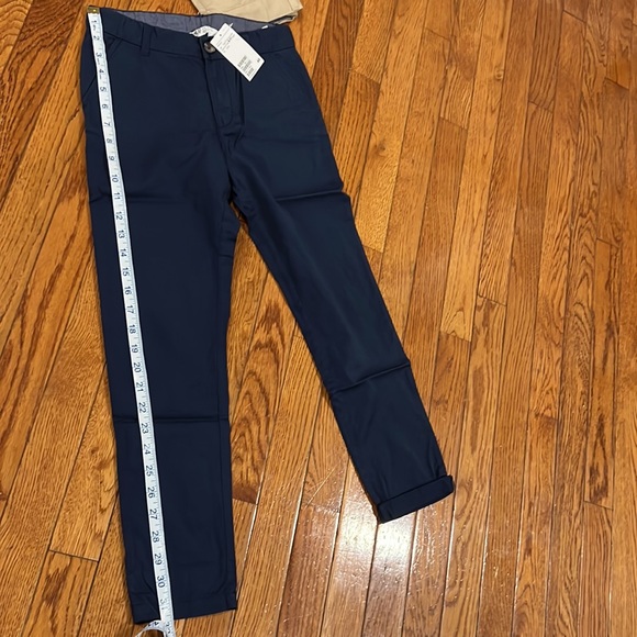 H&M Chinos (set of 2) Navy Blue and Khaki 8-9Y - Picture 15 of 16